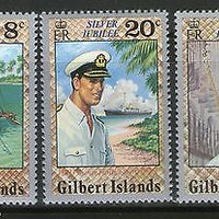 Gilbert Islands 1977 QE II Silver Jubilee Prince Charles Sc 293-5 MNH # 3430