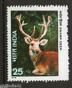 India 1976 Indian Wild Life - Deer  Animal Phila-699 MNH