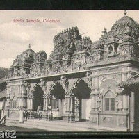 Sri Lanka Ceylon Colombo Hindu Temple Religion View / Picture Post Card # PC105