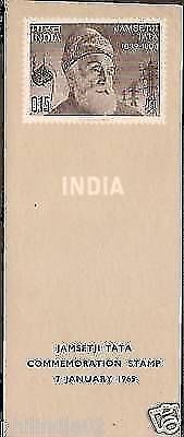 India 1965 Jamsetji Tata Phila-411 Cancelled Folder