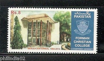 Pakistan 2014 150th Anniversary of Forman Christian College Education MNH # 4242