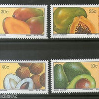 Venda 1983 Subtropical Fruit Plant Tree Mango Litchi Papaya Sc 104-7 MNH # 3475