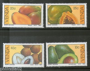 Venda 1983 Subtropical Fruit Plant Tree Mango Litchi Papaya Sc 104-7 MNH # 3475