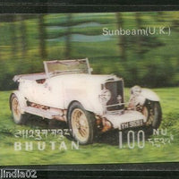 Bhutan 1971 Car Sunbeam UK Antique Automobiles Exotica 3D Stamp Sc128k MNH #1812
