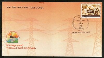 India 1999 Thermal Power Centenary Science Energy Electricity FDC F1726