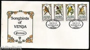 Venda 1985 Song Birds Robin Barbet Wildlife Animal Fauna Sc 116-119 FDC # 16256