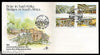 South Africa 1984 Bridges River Railroad Architecture Sc 634-37 FDC # 16332