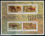 South West Africa 1976 Pre-historic Rock Paintings Art Sc 384-87 M/s MNH # 6350