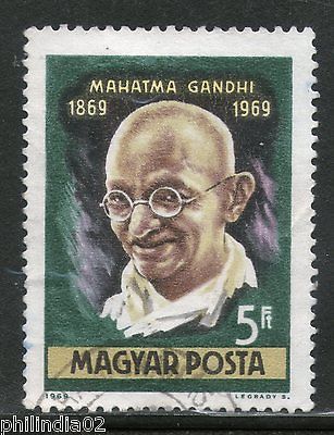 Hungary 1969 Mahatma Gandhi of India Non-Violence Fine Used Stamp # 3485C