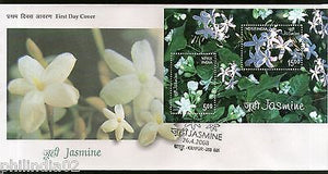 India 2008 Jasmine Flowers Fragrance Phila-2352 M/s on FDC