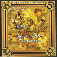 Mozambique 2001 Sydney Olympics Table Tennis Serena Williams Sc 1432 M/s Canc.