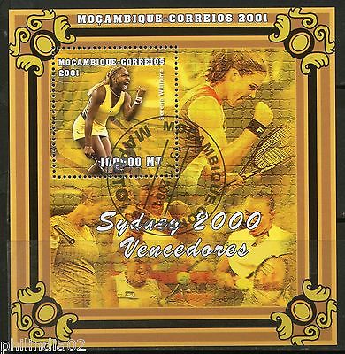 Mozambique 2001 Sydney Olympics Table Tennis Serena Williams Sc 1432 M/s Canc.