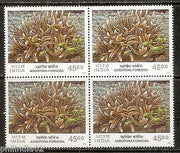 India 2001 Corals in India Marine Life Phila-1843 BLK/4 MNH