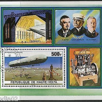 Burkina Faso Upper Volta 1976 Zeppelin Graf Dr. Durr Dr. Eckener Boden Sc C237 M/s  Cancelled # 7750