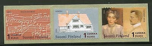 Finland 2004 Music Musician Architecture Self Adhesive Stamps MNH ++ 2960