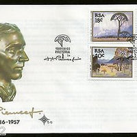 South Africa 1989 Painting by Jacob Hendrik Pierneef Art Sc 774-77 FDC #16466