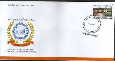 India 2016 Central Water & Power Research Station Dam Energy Electric FDC #F3095