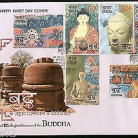 India 2007 2550 Years of Mahaparinirvana of the Buddha Buddhism Phila-2271 FDC