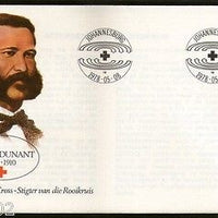 South Africa 1978 Henery Dunant Red Cross Founder Health Special Cover # 16204