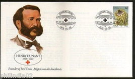 South Africa 1978 Henery Dunant Red Cross Founder Health Special Cover # 16204
