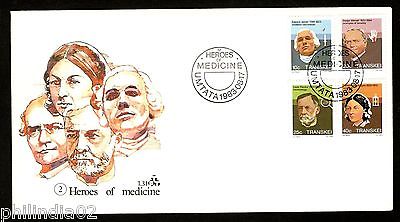 Transkei 1983 Great Medical Pioneers Health Nightingale L.Pasteur Sc 101-4 FDC