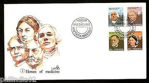 Transkei 1983 Great Medical Pioneers Health Nightingale L.Pasteur Sc 101-4 FDC