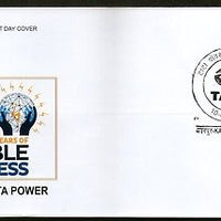 India 2016 Tata Power Station Electricity Wind Solar Energy Science FDC # F3048