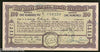 India 1951 Rs.100 Post Office National Saving Certificate Scripophily Rare #1262