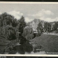 Netherlands 1933 Arnhem Waterworks Bothaplein View Picture Post Card # 134