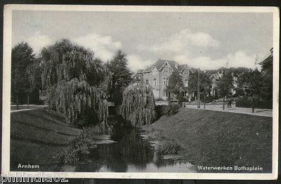 Netherlands 1933 Arnhem Waterworks Bothaplein View Picture Post Card # 134