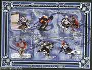 Mozambique 2001 Winter Olympics Salt Lake City Ice Sport Sc 1439 Sheet Canc.7536