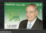 Pakistan 2014 H. M. Habib - The Banker Lion Famous People MNH # 4202