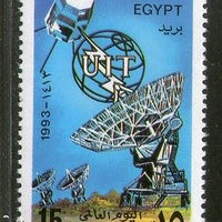 Egypt 1993 World Telecommunications Day Satelite Radar UTI Sc 1527 MNH # 3289