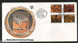 Venda 1981 Musical Instruments of Venda Music Tribes Sc 52-55 FDC # 16442
