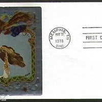 United States 1978 Bird US Eagle 'A' Rate Stamp Foil Cachet FDC Sc 1743 # 7059