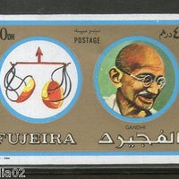 Fujeira Mahatma Gandhi  of India & Zodiac Sign Imperf 1v  MNH # 12794