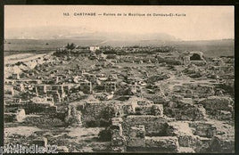 Tunisia 1911 Ruins of the Damus-El-Karita Basilica View / Picture Post Card #131