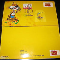 India 2008 Commonwealth Games Delhi Muscot Shera Phila-2400 Presentation Pack