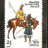 India 1978 Skinners Horse Military Phila-776 MNH