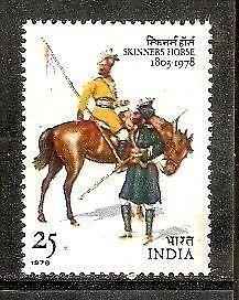 India 1978 Skinners Horse Military Phila-776 MNH