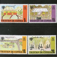 Tristan Da Cunha 1979 International Year of the Child Painting 4v MNH # 2739