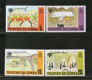 Tristan Da Cunha 1979 International Year of the Child Painting 4v MNH # 2739