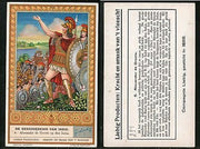 History of India - Alexander the Great on The Indus French Painting Trade Card