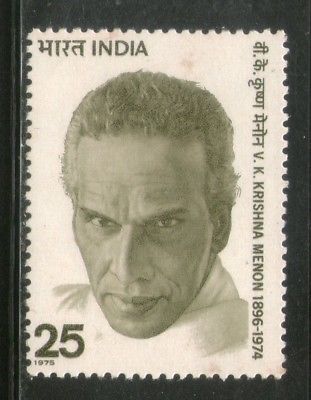 India 1975 V. K. Krishna Menon Phila-662 MNH