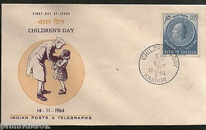 India 1964 Children's Day Jawaharlal Nehru Phila-408 FDC