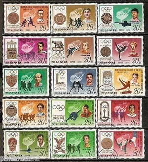 Korea 1979 History of Olympic Games & Winner Sports 15v Cancelled # 13123A