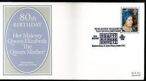 Great Britain 1980 HM Queen Elizabeth the Queen Mother 80th Birthday 1v FDC #119