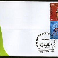India 2016 Rio Olympic Games Brazil Shooting Boxing Wrestling Sport Setenant FDC