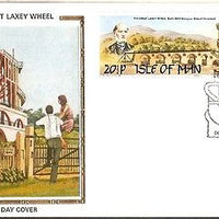 Isle of Man 1983 Great Laxey Wheel Colorano Silk Cover # 13297