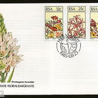 South Africa 1985 Indigenous Flowers Plant Tree Flora Sc 656-9 FDC # 16188